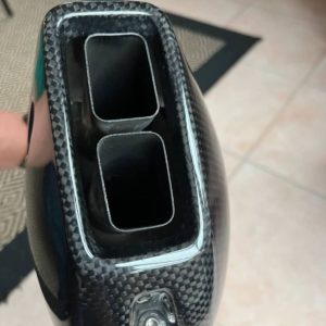 BMW M200gs lc ADV original exhaust with real carbon end cap